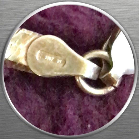 💯AGATHA, Silver Necklace - Picture 4 of 4